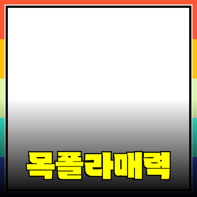 편안하게 스타일을 살리는 목폴라의 매력과 추천 제품들