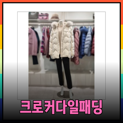 크로커다일패딩으로 올 겨울 따뜻하게 스타일링하기