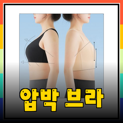 최고의 압박 브라로 자신감 있게! 가슴 작아 보이는 브라 소개